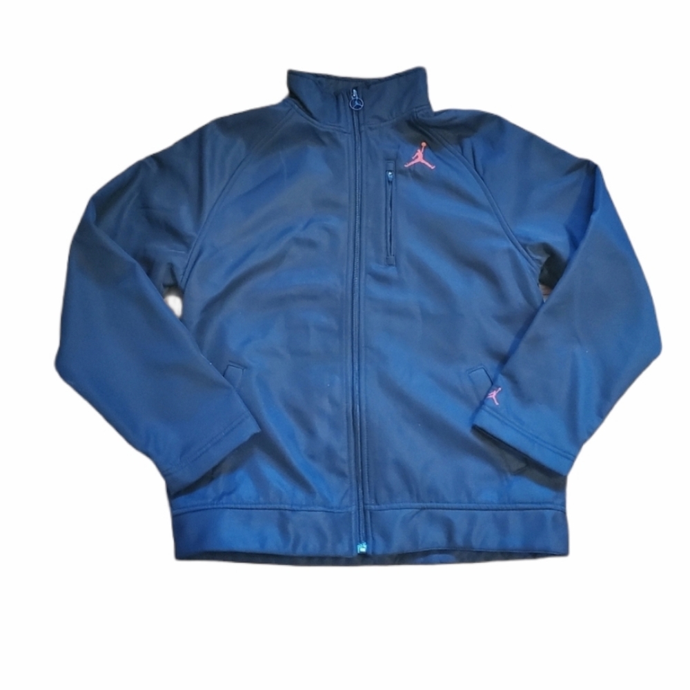 Air Jordan Zip Hard Shell Jacket Black Size Large Boys